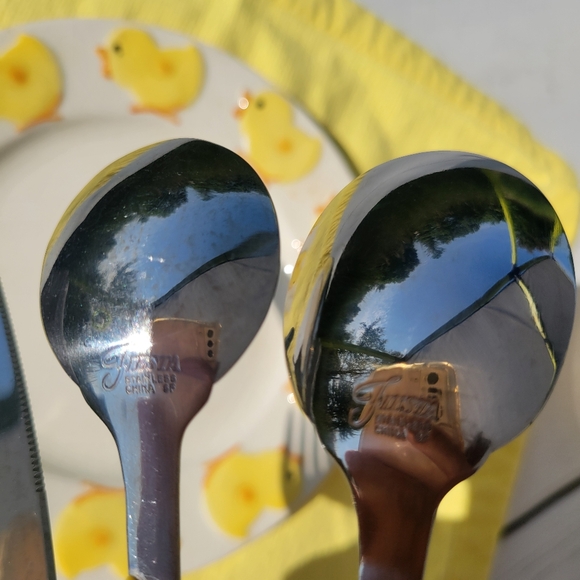 Fiesta Sunflower Swirl Flatware ~ Retired Item ~ Fiestaware ~ Post-86 ~ - Picture 13 of 16